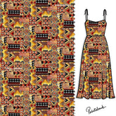 Abstract Geometrical Patch Print Design